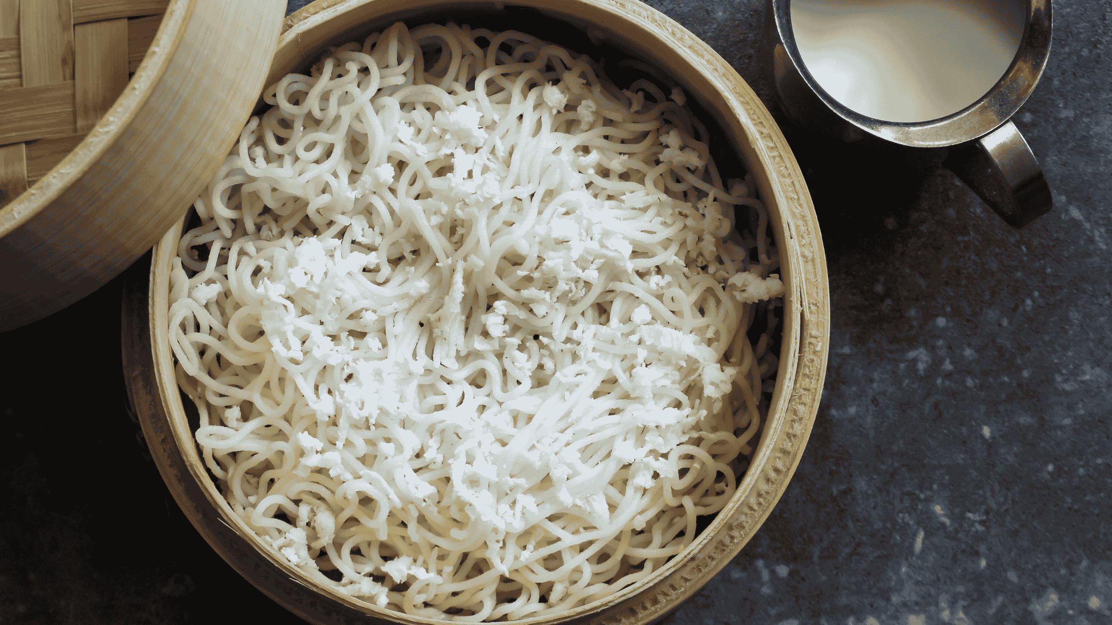 Idiyappam and Thengapal recipe Kerala breakfast